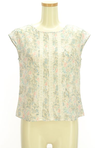 WILLSELECTION（ウィルセレクション）の古着「フロントレース花柄カットソー（カットソー・プルオーバー）」大画像１へ
