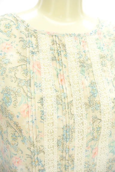 WILLSELECTION（ウィルセレクション）の古着「フロントレース花柄カットソー（カットソー・プルオーバー）」大画像４へ