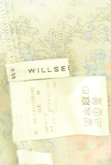 WILLSELECTION（ウィルセレクション）の古着「フロントレース花柄カットソー（カットソー・プルオーバー）」大画像６へ