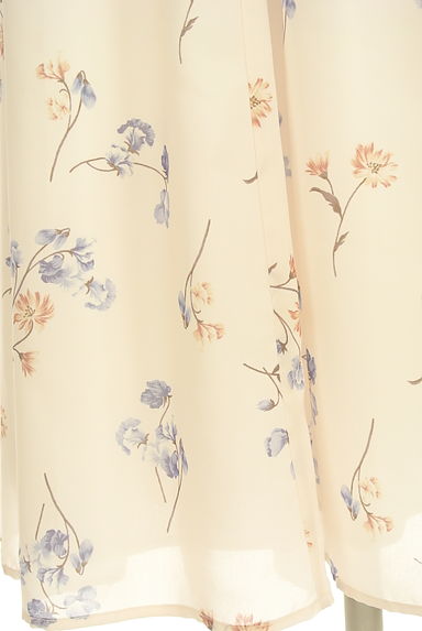 LAISSE PASSE（レッセパッセ）の古着「七分袖膝下花柄シアーワンピース（ワンピース・チュニック）」大画像５へ