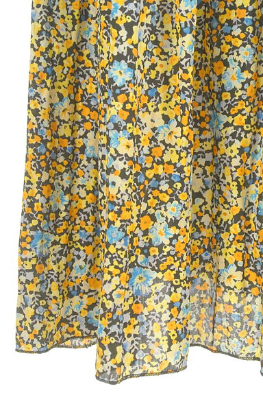 MOGA（モガ）の古着「小花柄サテンマキシスカート（ロングスカート・マキシスカート）」大画像５へ