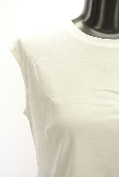Apuweiser riche（アプワイザーリッシェ）の古着「ノースリ白カットソー（Ｔシャツ）」大画像４へ