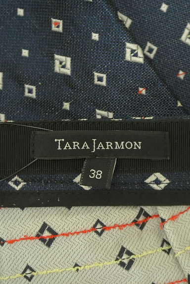 TARA JARMON（タラジャーモン）の古着「ダイヤ柄ジャガード膝丈スカート（スカート）」大画像６へ