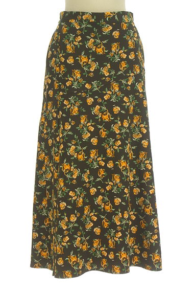 AZUL BY MOUSSY（アズールバイマウジー）の古着「花柄アシメロングスカート（ロングスカート・マキシスカート）」大画像１へ