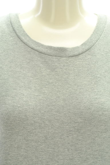MURUA（ムルーア）の古着「裾シャツ切替ノースリスウェットワンピース（ワンピース・チュニック）」大画像４へ