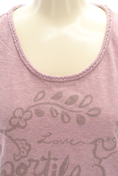 sportiff（スポーティフ）の古着「フロントプリントボーダーTシャツ（Ｔシャツ）」大画像４へ