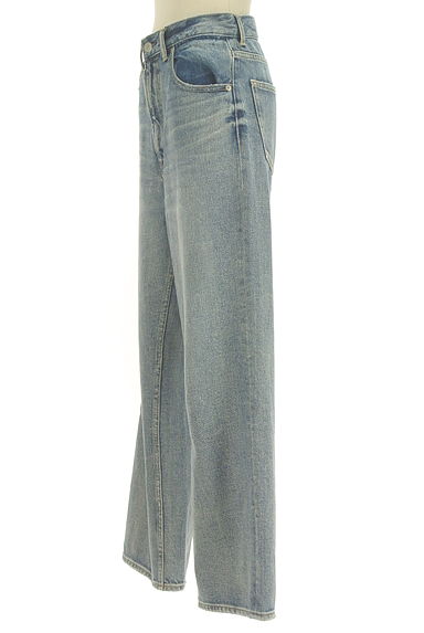 AZUL BY MOUSSY（アズールバイマウジー）の古着「ハイウエストストレートデニムパンツ（デニムパンツ）」大画像３へ