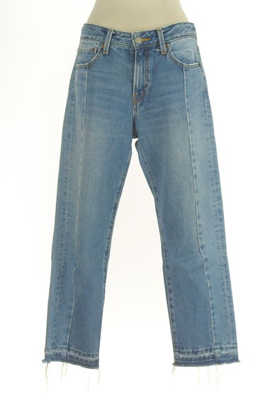 AZUL BY MOUSSY（アズールバイマウジー）の古着「カットオフクロップドデニムパンツ（デニムパンツ）」大画像１へ