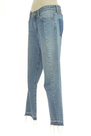 AZUL BY MOUSSY（アズールバイマウジー）の古着「カットオフクロップドデニムパンツ（デニムパンツ）」大画像３へ