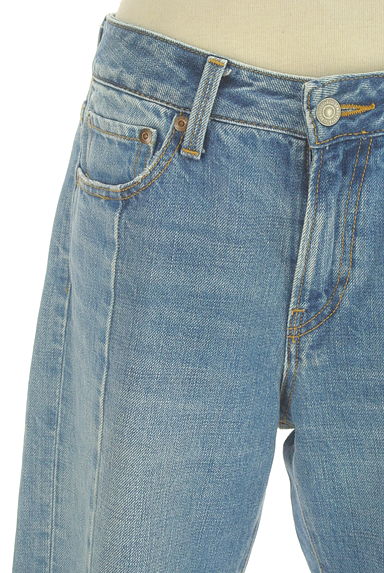 AZUL BY MOUSSY（アズールバイマウジー）の古着「カットオフクロップドデニムパンツ（デニムパンツ）」大画像４へ