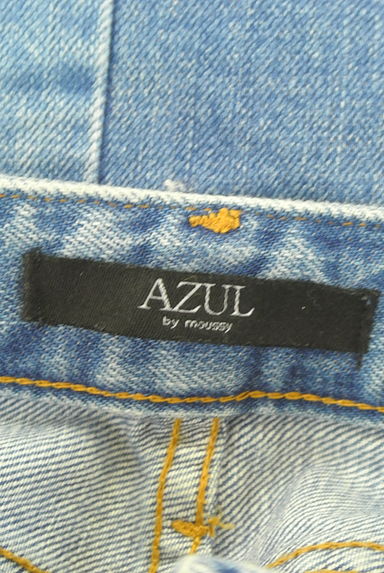 AZUL BY MOUSSY（アズールバイマウジー）の古着「カットオフクロップドデニムパンツ（デニムパンツ）」大画像６へ