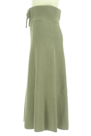 B:MING by BEAMS（ビーミングバイビームス）の古着「レースアップミモレニットスカート（ロングスカート・マキシスカート）」大画像３へ