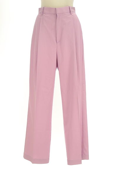 BEAMS Women's（ビームス　ウーマン）の古着「ハイウエストセンタープレスパンツ（パンツ）」大画像１へ