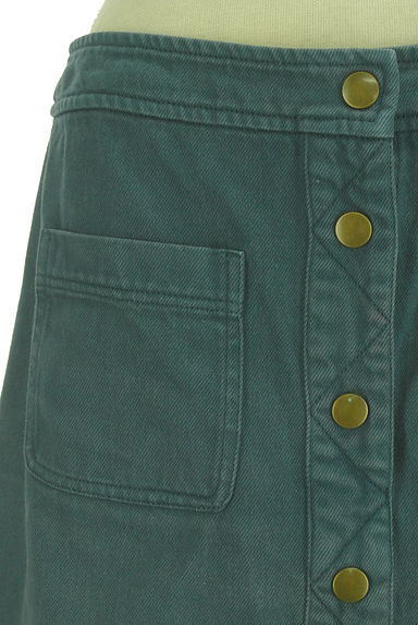 BEAMS Women's（ビームス　ウーマン）の古着「フロントボタン台形ミニスカート（ミニスカート）」大画像４へ
