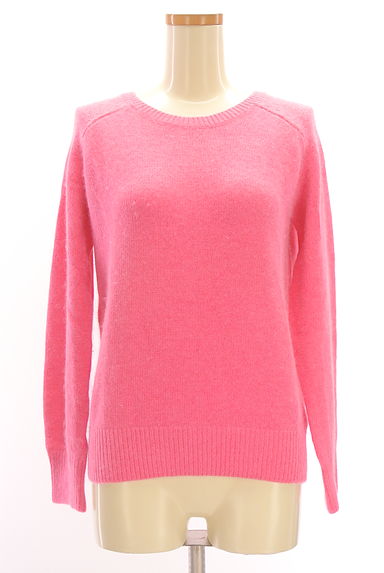 BEAMS Women's（ビームス　ウーマン）の古着「アンゴラ混ラグランニットトップス（セーター）」大画像１へ