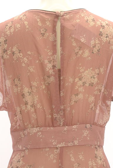 DEICY（デイシー）の古着「花柄ロングシフォンワンピース（ワンピース・チュニック）」大画像５へ
