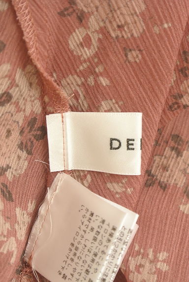 DEICY（デイシー）の古着「花柄ロングシフォンワンピース（ワンピース・チュニック）」大画像６へ
