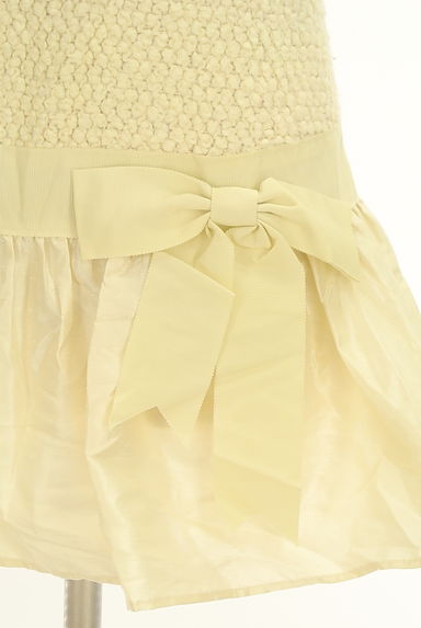 DEICY（デイシー）の古着「リボン付きペプラムニットトップス（カットソー・プルオーバー）」大画像５へ