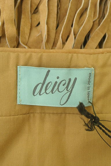 DEICY（デイシー）の古着「ティアードフリンジスウェードスカート（ミニスカート）」大画像６へ
