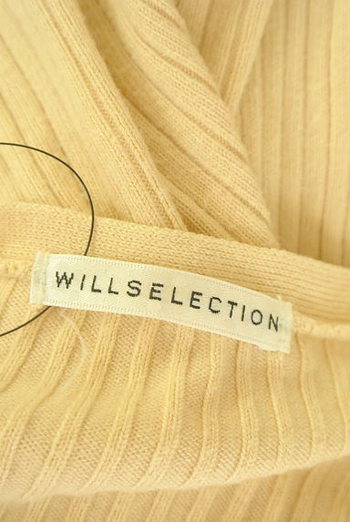 WILLSELECTION（ウィルセレクション）の古着「ラインストーンボタンリブニットトップス（ニット）」大画像６へ