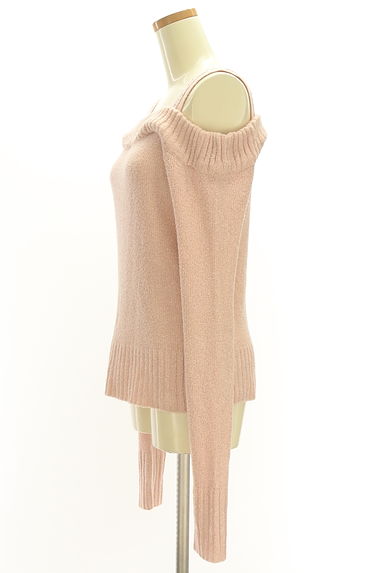 WILLSELECTION（ウィルセレクション）の古着「オープンショルダーラメニット（ニット）」大画像３へ
