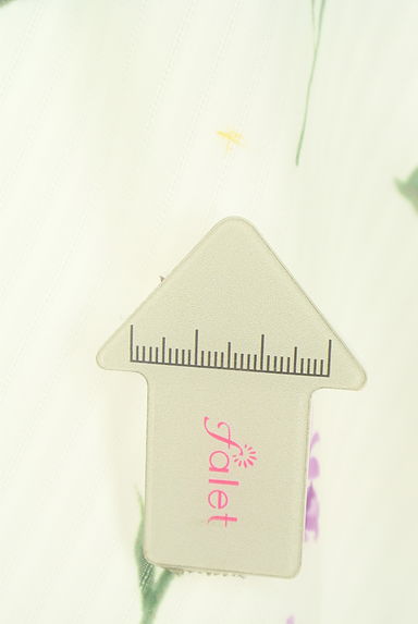 LAISSE PASSE（レッセパッセ）の古着「ベルト付き花柄膝丈ワンピース（キャミワンピース）」大画像５へ