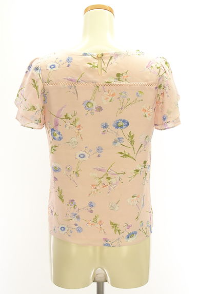 LAISSE PASSE（レッセパッセ）の古着「ティアード袖花柄シフォンカットソー（カットソー・プルオーバー）」大画像２へ