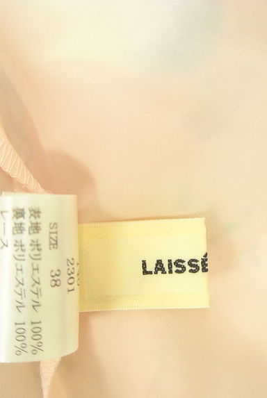 LAISSE PASSE（レッセパッセ）の古着「ティアード袖花柄シフォンカットソー（カットソー・プルオーバー）」大画像６へ