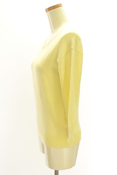 JUSGLITTY（ジャスグリッティー）の古着「Vネックニットトップス（ニット）」大画像３へ