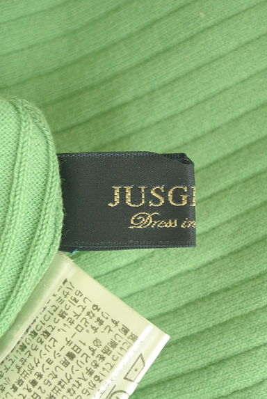 JUSGLITTY（ジャスグリッティー）の古着「６分袖リブニットトップス（ニット）」大画像６へ