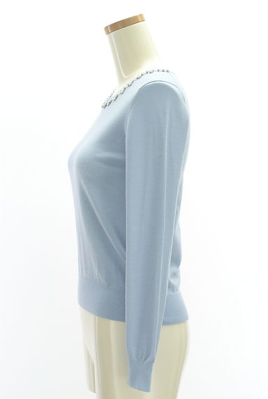 ketty（ケティ）の古着「ビジューネックニットトップス（ニット）」大画像３へ