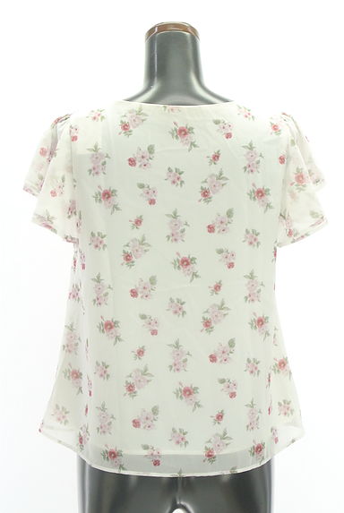 LAISSE PASSE（レッセパッセ）の古着「花柄シフォンカットソー（カットソー・プルオーバー）」大画像２へ