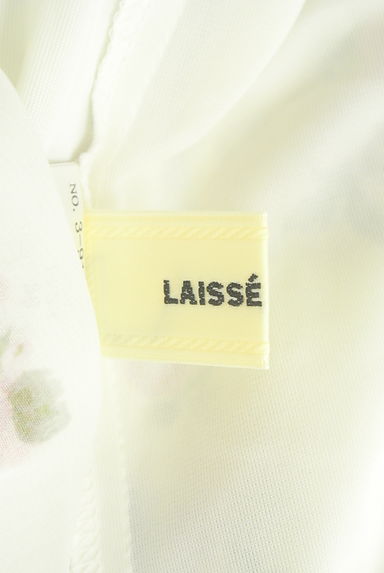 LAISSE PASSE（レッセパッセ）の古着「花柄シフォンカットソー（カットソー・プルオーバー）」大画像６へ
