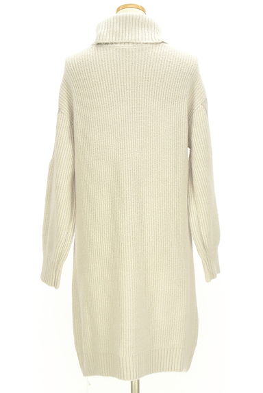 PROPORTION BODY DRESSING（プロポーションボディ ドレッシング）の古着「パール付きタートルニット膝丈ワンピース（ワンピース・チュニック）」大画像２へ