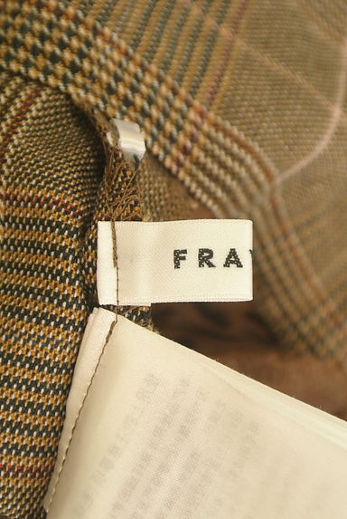 FRAY I.D（フレイアイディー）の古着「ベルト付きグレンチェックワイドパンツ（パンツ）」大画像６へ
