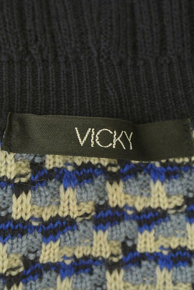 VICKY（ビッキー）の古着「切替タートルネックニット（セーター）」大画像６へ