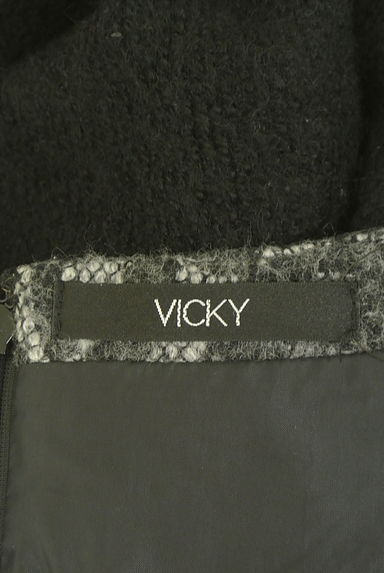 VICKY（ビッキー）の古着「フロントレース膝上ワンピース（ワンピース・チュニック）」大画像６へ