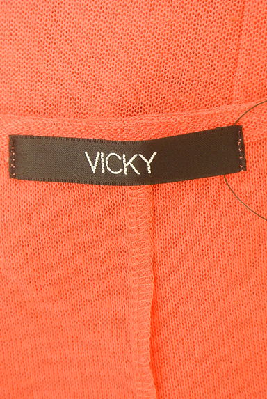 VICKY（ビッキー）の古着「タンクトップ＋ドレープシアーニット（アンサンブル）」大画像６へ