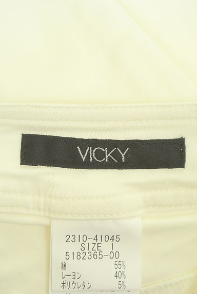 VICKY（ビッキー）の古着「ホワイトスリムパンツ（パンツ）」大画像６へ