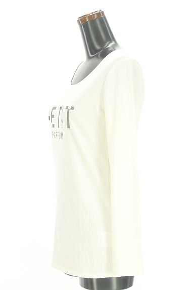 VICKY（ビッキー）の古着「ビジュー＆パール付きロゴTシャツ（Ｔシャツ）」大画像３へ