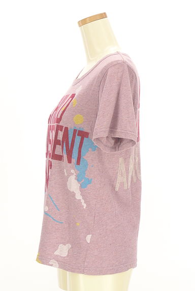 CUBE SUGAR（キューブシュガー）の古着「フロッキーロゴ＋ペイントTシャツ（Ｔシャツ）」大画像３へ