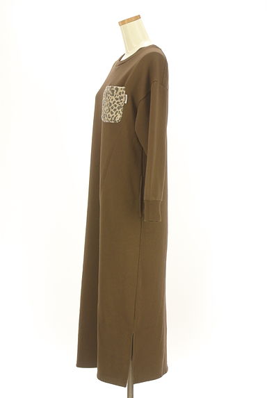 URBAN RESEARCH Sonny Label（サニーレーベル）の古着「裏起毛スウェットロングワンピース（ワンピース・チュニック）」大画像３へ