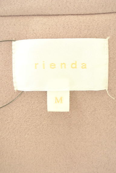 rienda（リエンダ）の古着「エコスウェードライダースジャケット（ブルゾン・スタジャン）」大画像６へ
