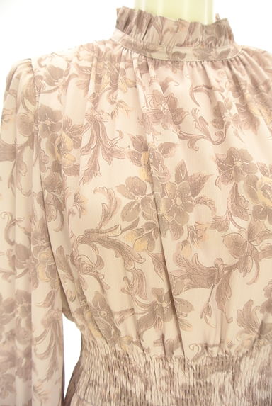 rienda（リエンダ）の古着「花柄シフォンロングワンピース（ワンピース・チュニック）」大画像４へ