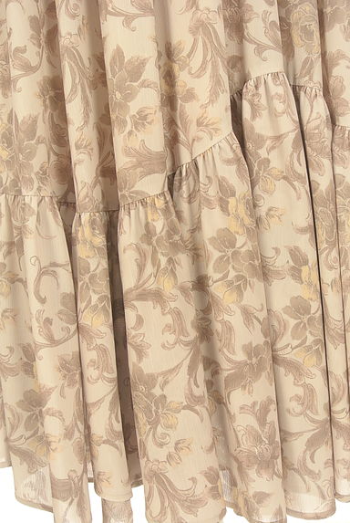 rienda（リエンダ）の古着「花柄シフォンロングワンピース（ワンピース・チュニック）」大画像５へ