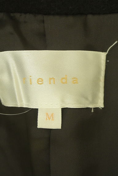 rienda（リエンダ）の古着「ベルト付きビッグカラーロングコート（コート）」大画像６へ
