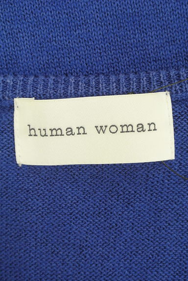 HUMAN WOMAN（ヒューマンウーマン）の古着「Vネックラグランニットトップス（ニット）」大画像６へ