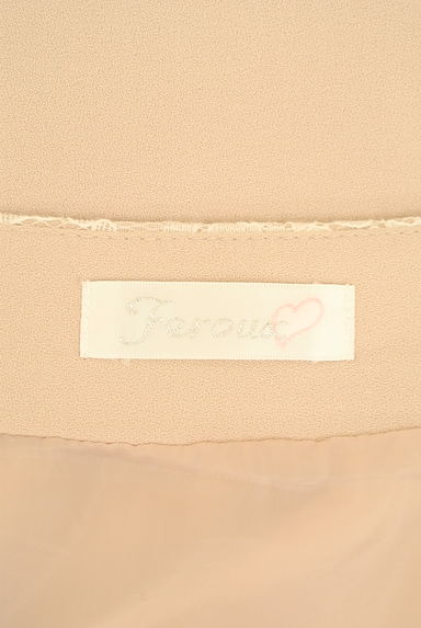 Feroux（フェルゥ）の古着「レースウエスト膝上丈タックスカート（スカート）」大画像６へ
