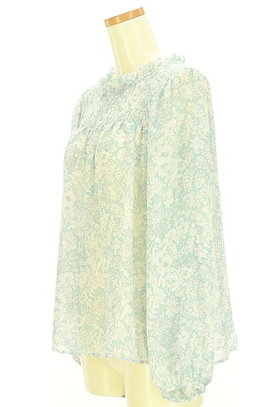 KATHARINE ROSS（キャサリンロス）の古着「花柄シアーカットソー（カットソー・プルオーバー）」大画像３へ