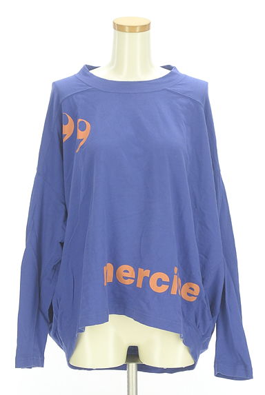mercibeaucoup（メルシーボークー）の古着「ロゴプリントドルマンＴシャツ（Ｔシャツ）」大画像１へ